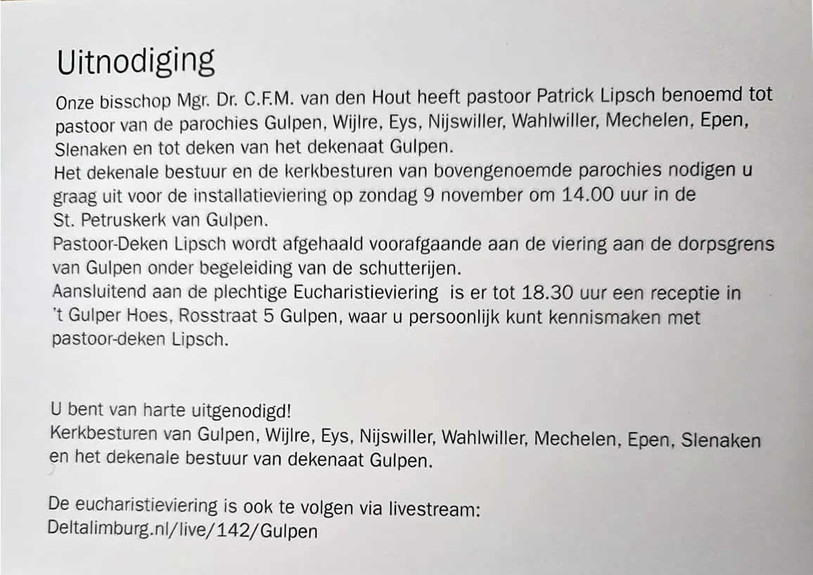 Installatie pr P Lipsch text